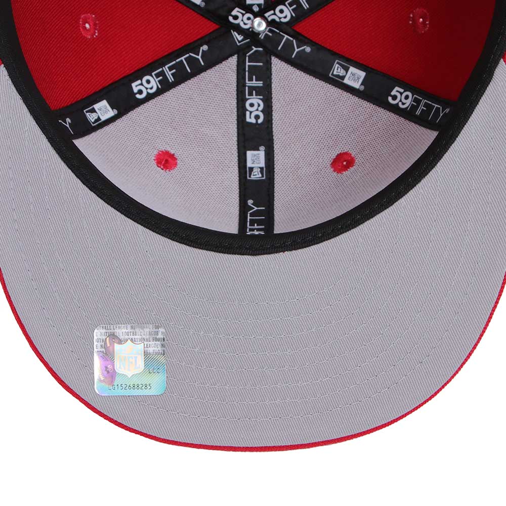 New Era Las Vegas Raiders Scarlet White 59FIFTY Fitted Cap