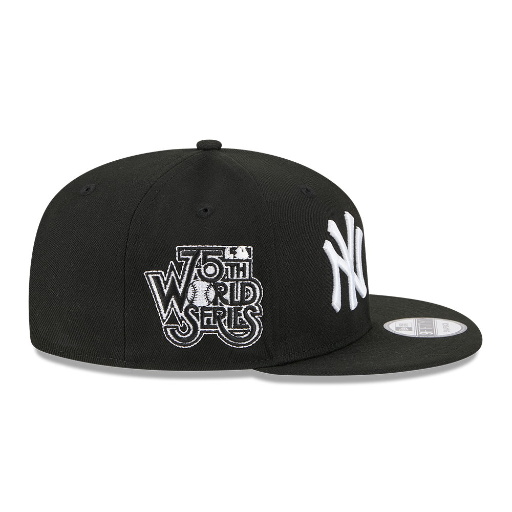 New Era New York Yankees & Los Angeles Dodgers Two Team 75th World Series Black 9FIFTY Snapback Cap