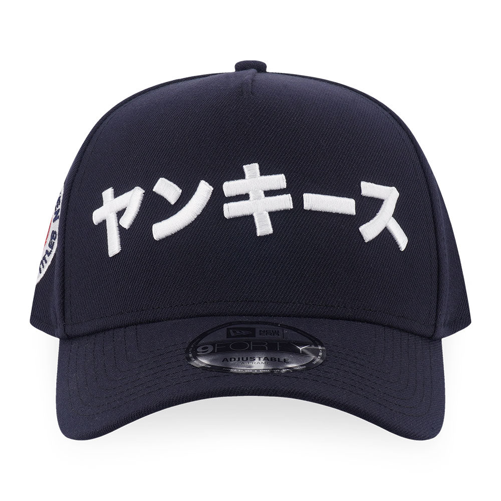 New Era New York Yankees Kanji Navy 9FORTY A-Frame Adjustable Cap
