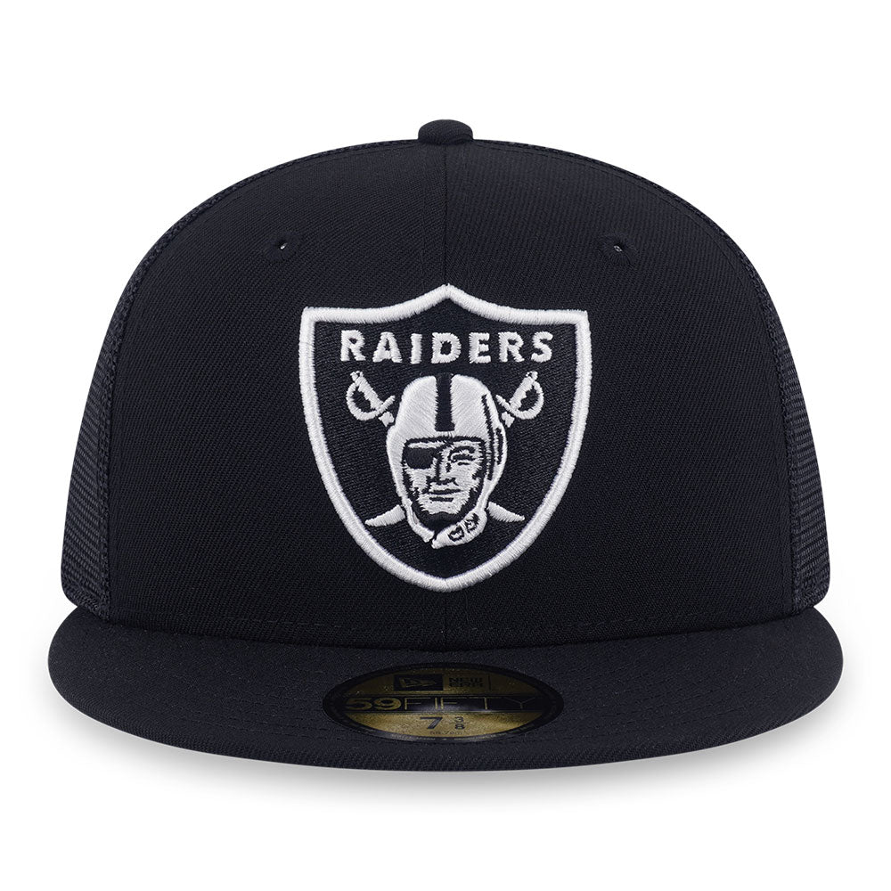 New Era Las Vegas Raiders Mesh Black 59FIFTY Fitted Cap