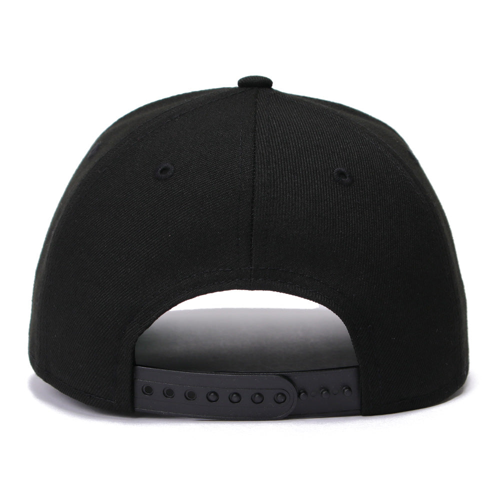 New Era Compton Wordmark White Black 9FORTY A-Frame Snapback Cap
