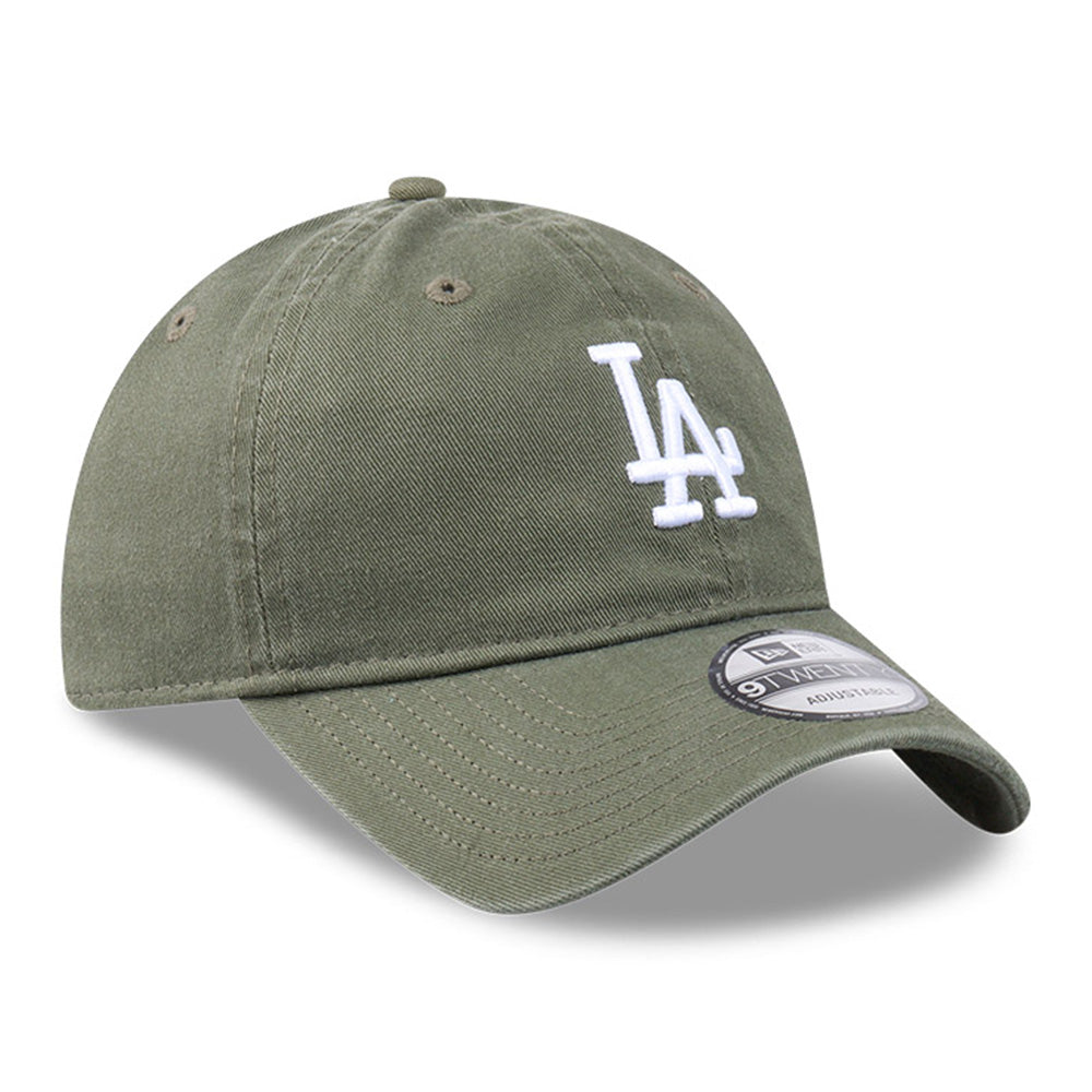 New Era Los Angeles Dodgers Mini Logo New Olive 9TWENTY Adjustable Cap