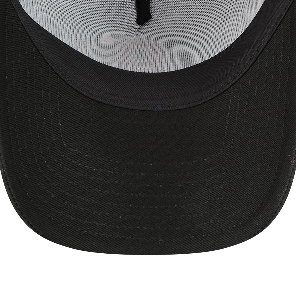 New Era Boston Red Sox Upside Down Black 9FORTY A-Frame Trucker Cap