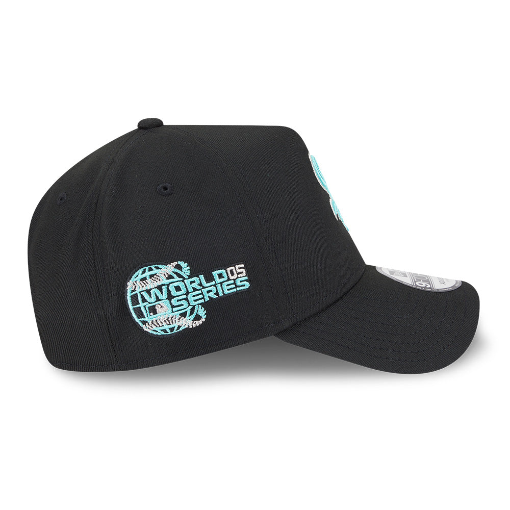 New Era Chicago White Sox Black and Seaglass World Series 9FORTY A-Frame Adjustable Cap