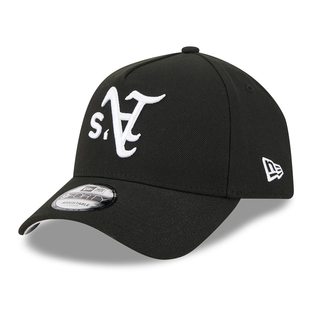 New Era Oakland Athletics Upside Down Black 9FORTY A-Frame Snapback Cap
