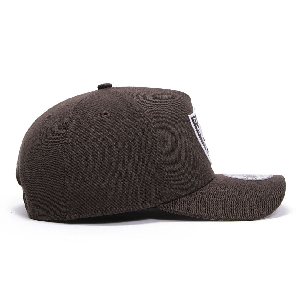 New Era Las Vegas Raiders Walnut 9FORTY A-Frame Snapback Cap