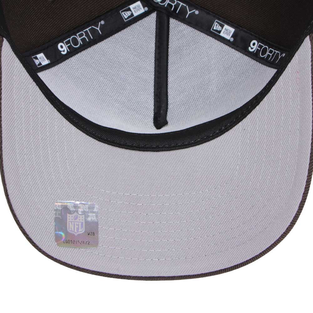 New Era Las Vegas Raiders Walnut 9FORTY A-Frame Snapback Cap