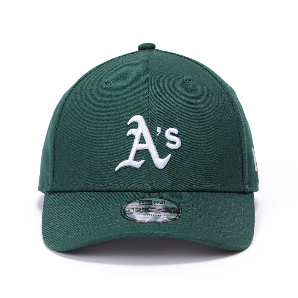 New Era Oakland Athletics Dark Green Youth 9FORTY Adjustable Cap