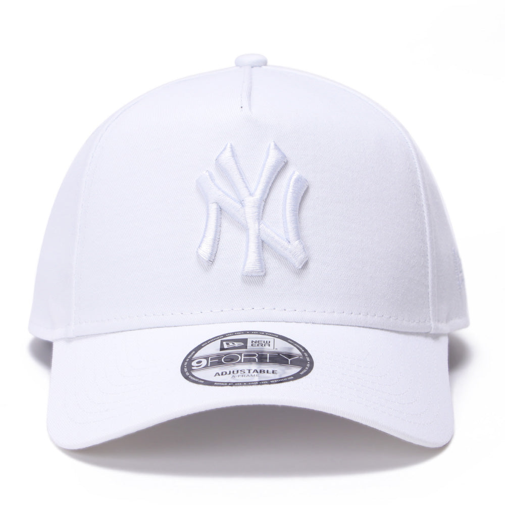New Era New York Yankees Optic White 9FORTY A-Frame Snapback Cap