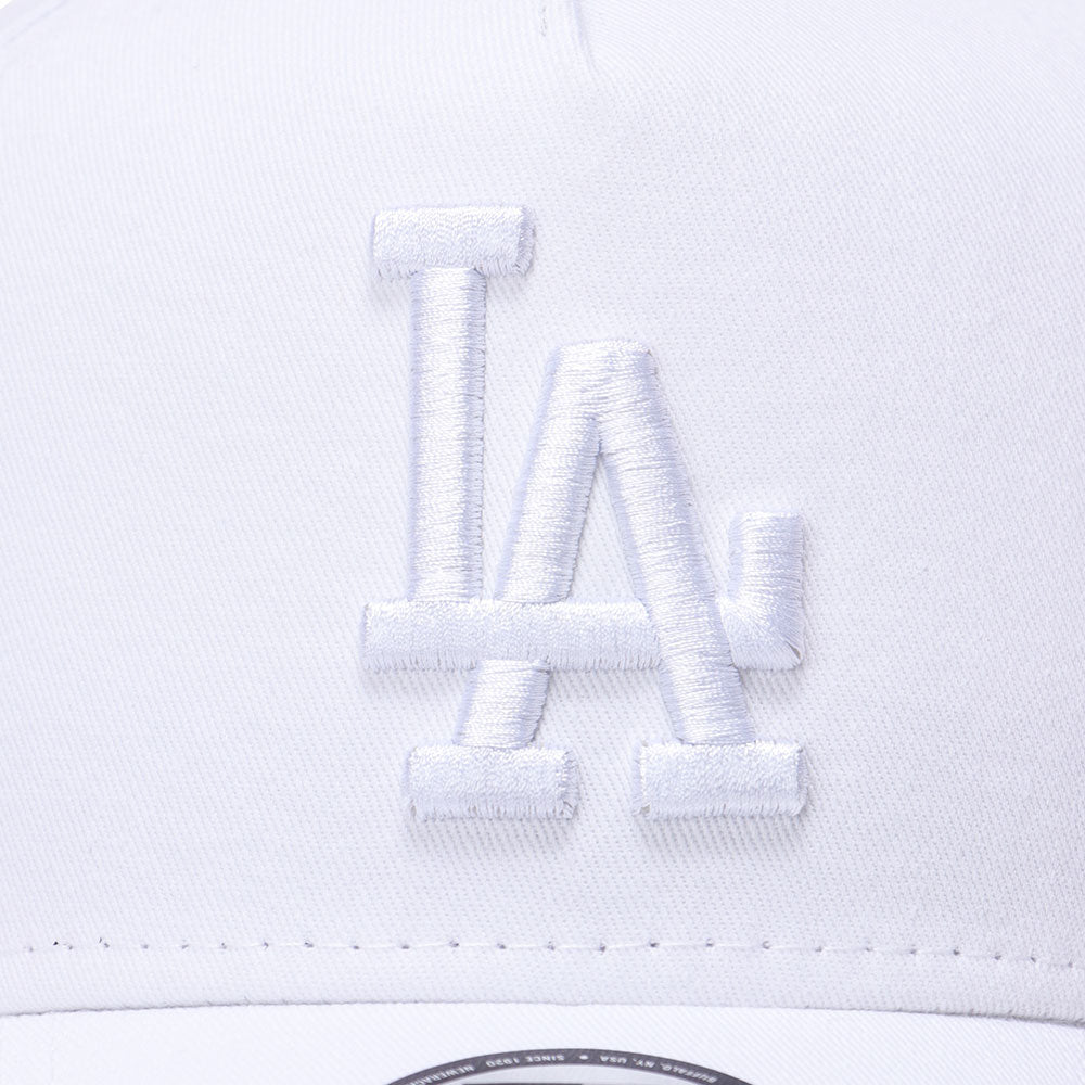 New Era Los Angeles Dodgers Optic White 9FORTY A-Frame Snapback Cap