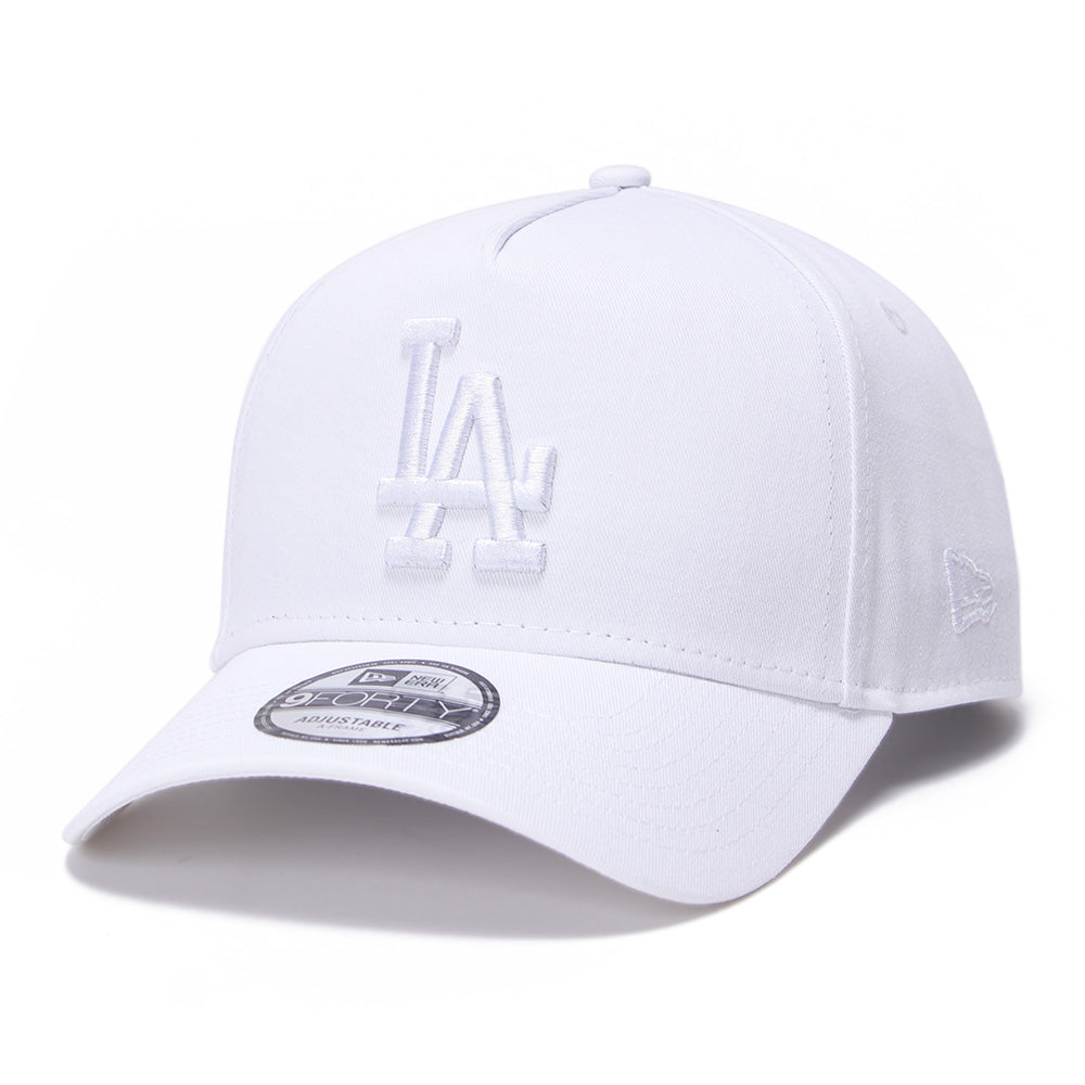 New Era Los Angeles Dodgers Optic White 9FORTY A-Frame Snapback Cap