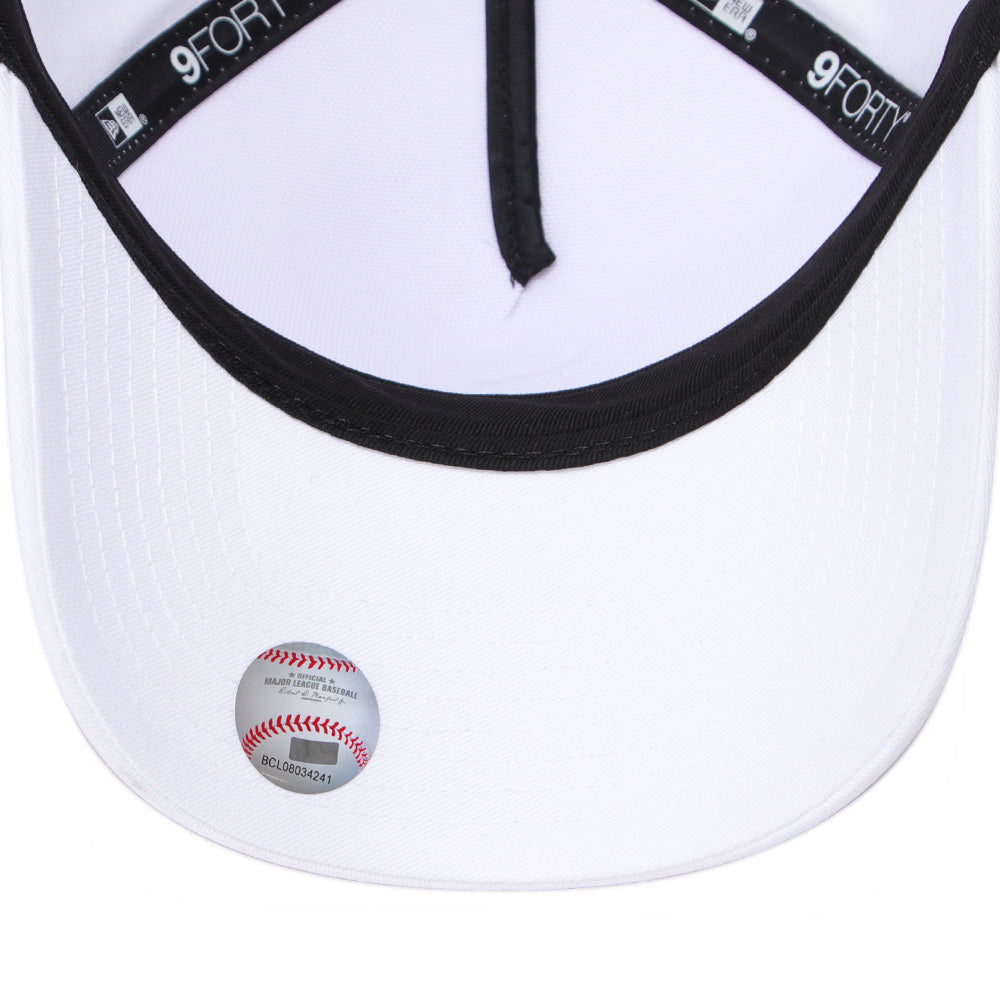 New Era Los Angeles Dodgers Optic White 9FORTY A-Frame Snapback Cap