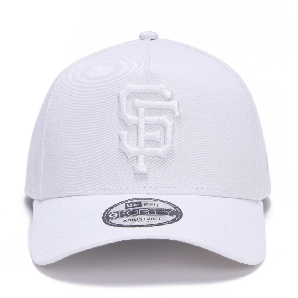 New Era San Francisco Giants Optic White 9FORTY A-Frame Snapback Cap