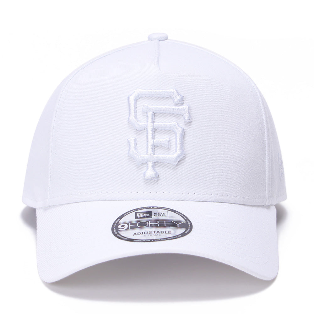 New Era San Francisco Giants Optic White 9FORTY A-Frame Snapback Cap