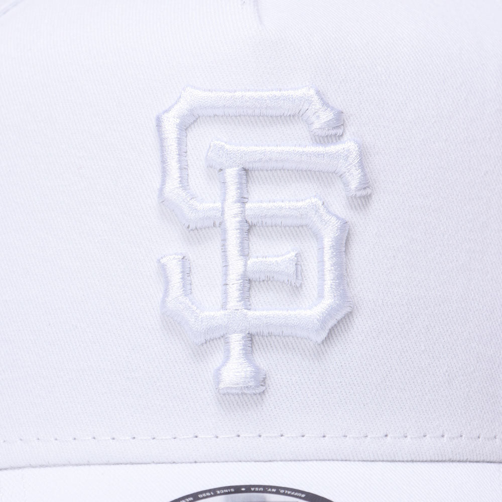 New Era San Francisco Giants Optic White 9FORTY A-Frame Snapback Cap