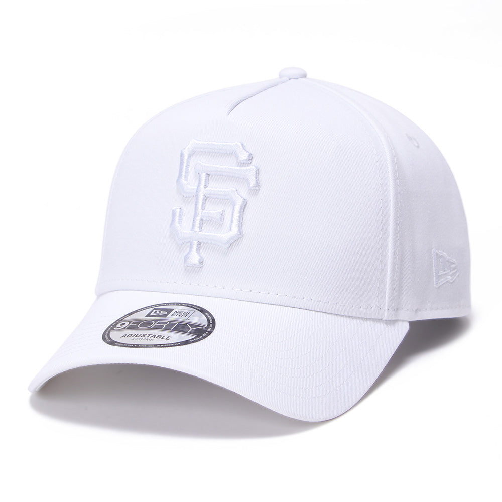 New Era San Francisco Giants Optic White 9FORTY A-Frame Snapback Cap
