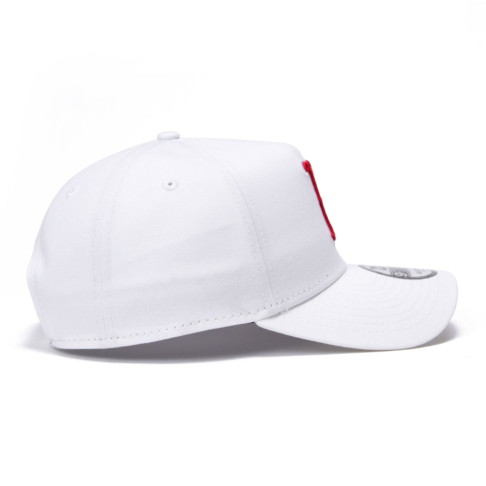 Boston Red Sox Optic White 9FORTY A-Frame Snapback Cap