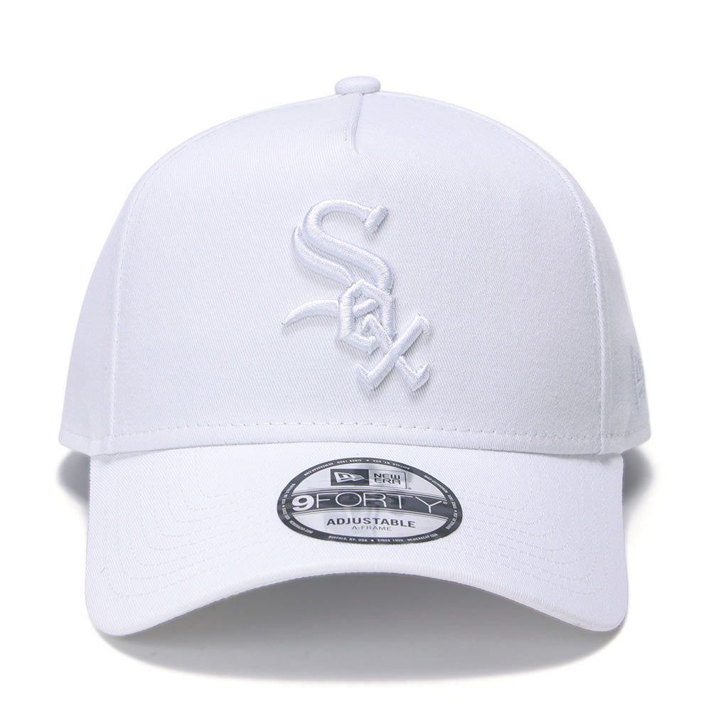 New Era Chicago White Sox Optic White 9FORTY A-Frame Snapback Cap