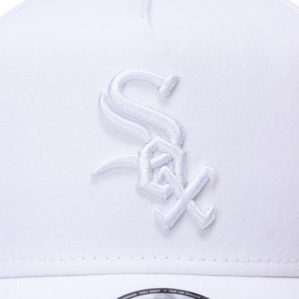 New Era Chicago White Sox Optic White 9FORTY A-Frame Snapback Cap