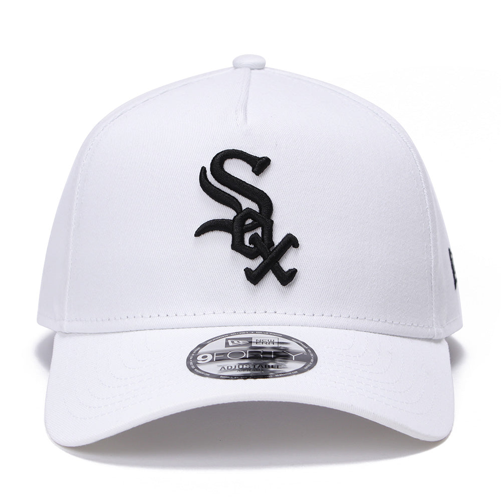 Chicago White Sox Optic White 9FORTY A-Frame Snapback Cap