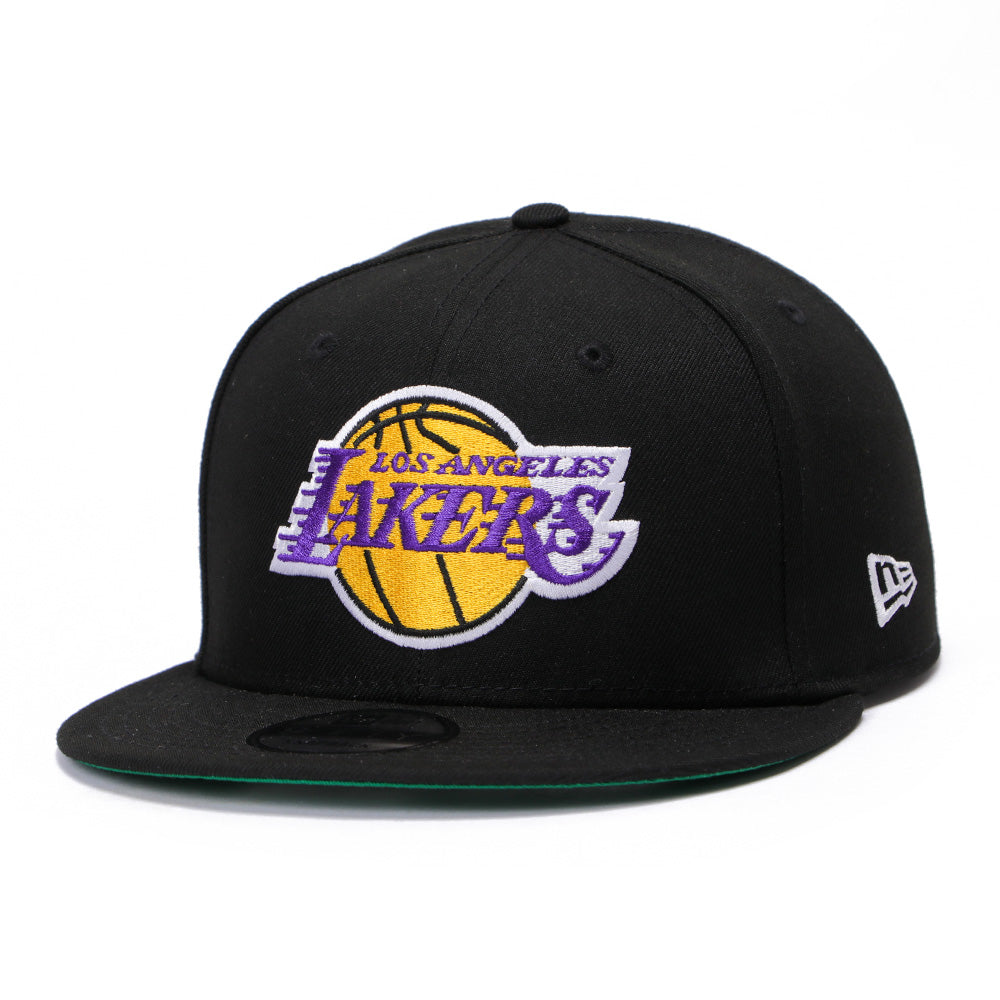New Era Los Angeles Lakers OTC Black 9FIFTY Snapback Cap