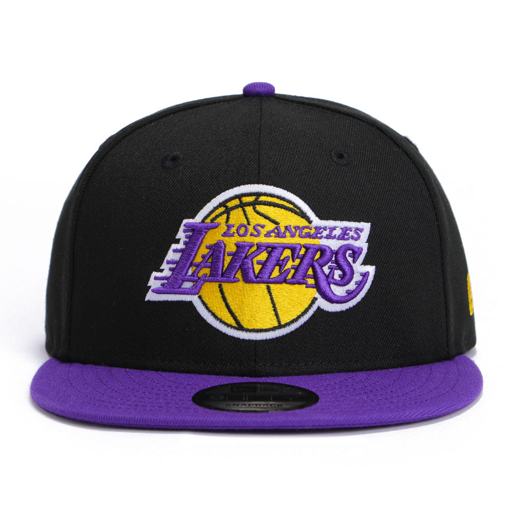 New Era Los Angeles Lakers OTC Black Purple 9FIFTY Snapback Cap