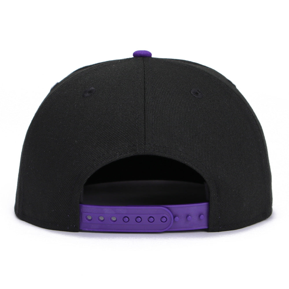 New Era Los Angeles Lakers OTC Black Purple 9FIFTY Snapback Cap
