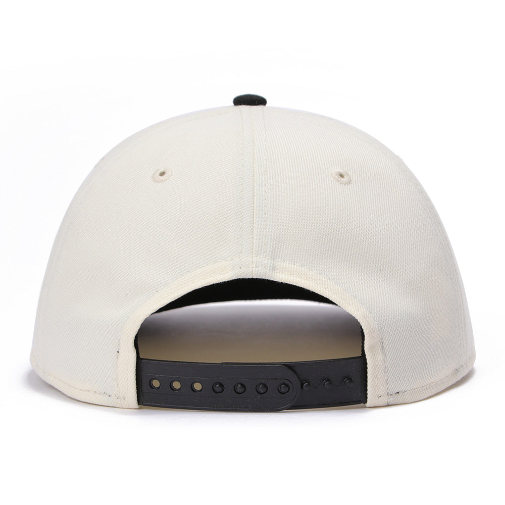 New Era Los Angeles Lakers GCP Chrome White Black Two Tone 9SEVENTY Stretch Snapback Cap