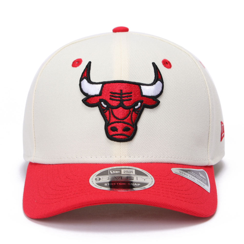 New Era Chicago Bulls GCP Chrome White Purple 9SEVENTY Stretch Snapback Cap