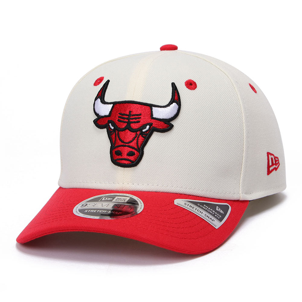 New Era Chicago Bulls GCP Chrome White Purple 9SEVENTY Stretch Snapback Cap