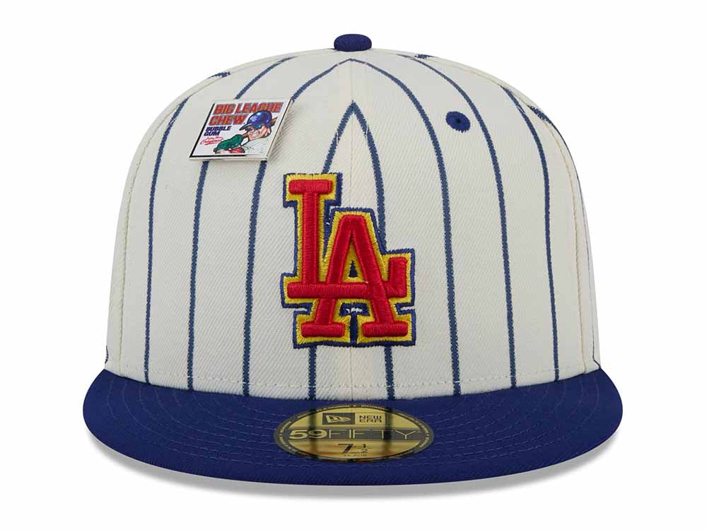 Los Angeles Dodgers MLB Big League Chew White 59FIFTY Fitted Cap