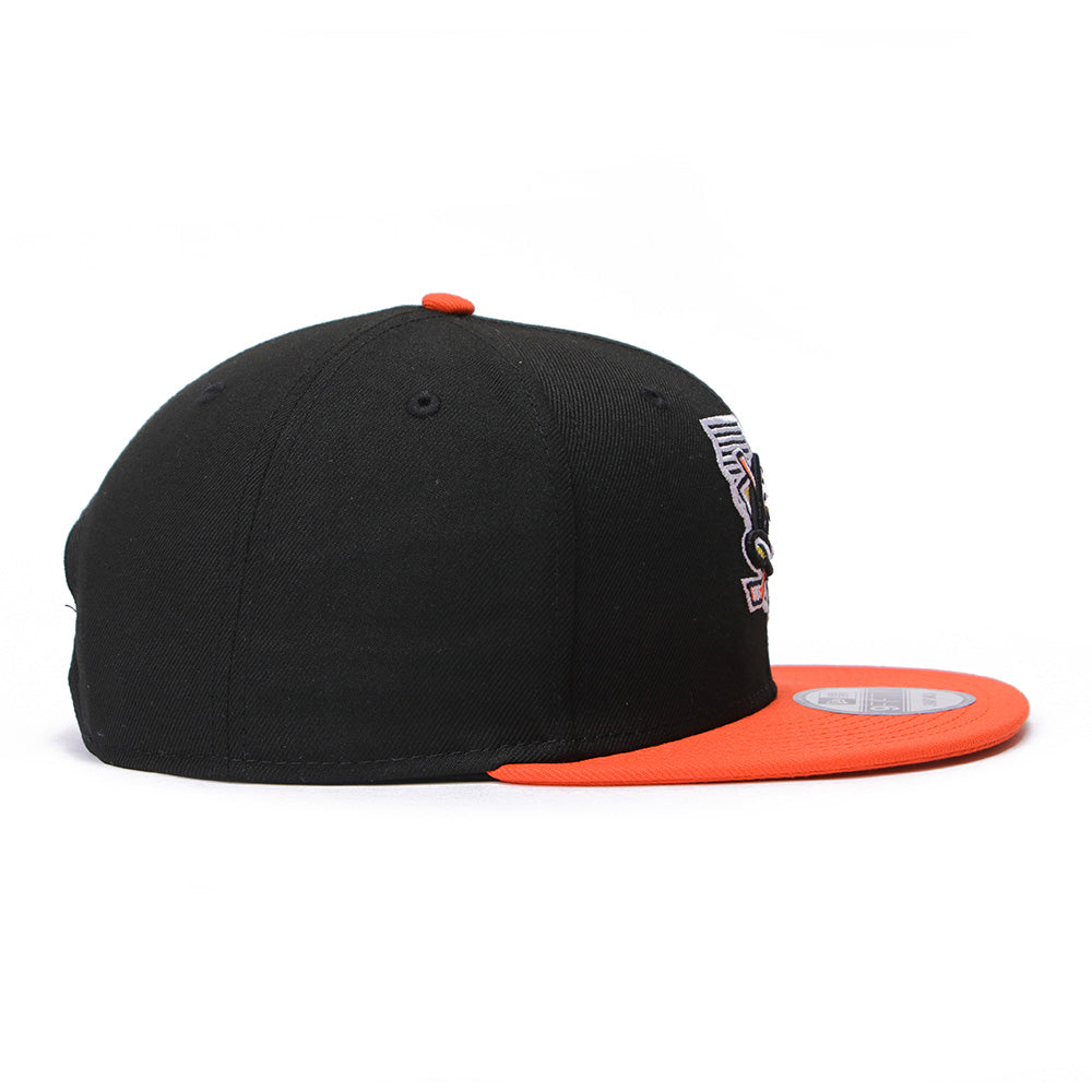 New Era Anaheim Ducks Black Orange 9FIFTY Snapback Cap