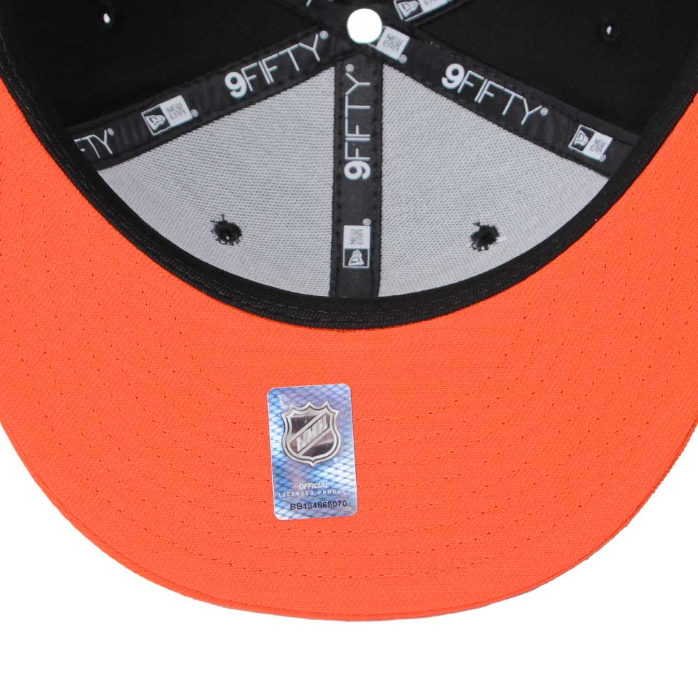 New Era Anaheim Ducks Black Orange 9FIFTY Snapback Cap