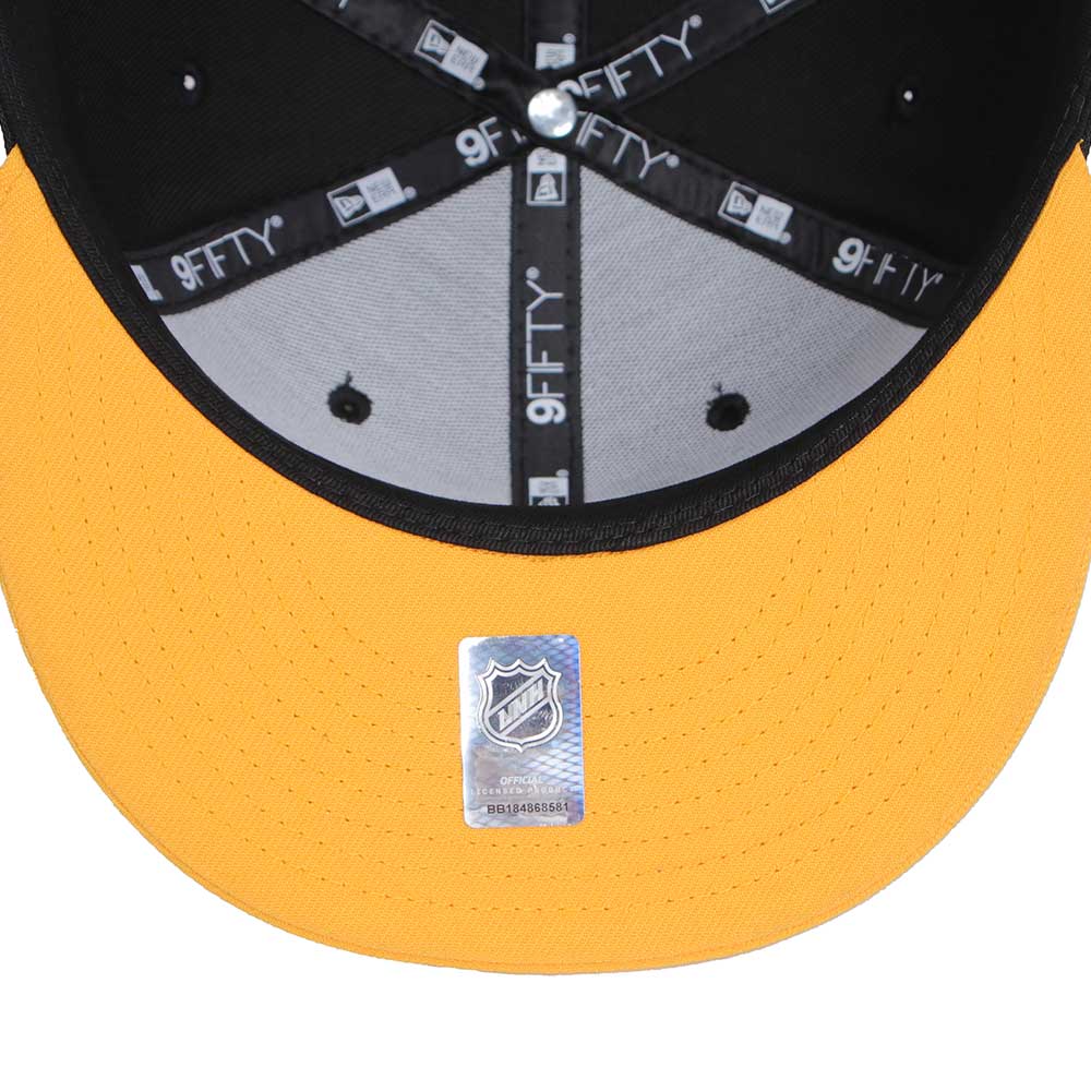 New Era Boston Bruins Black Gold 9FIFTY Snapback Cap