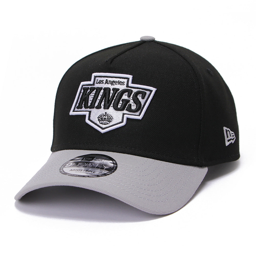New Era Los Angeles Kings Black 9FORTY A-Frame Snapback Cap