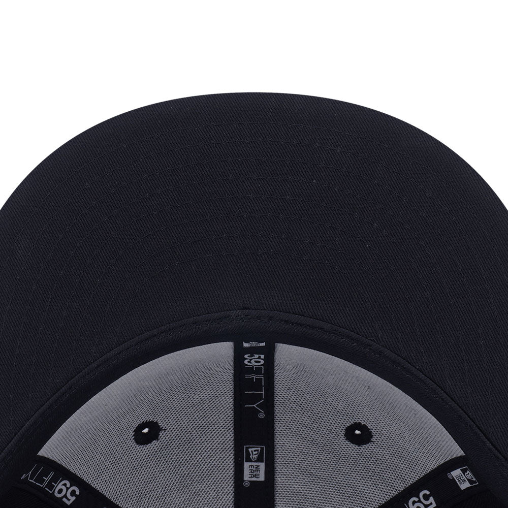 New Era Script Logo Oceanside Black 59FIFTY FItted Cap