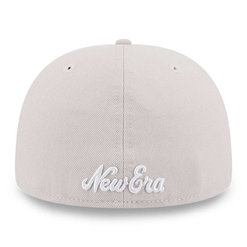 New Era Script Logo Oceanside Stone 59FIFTY FItted Cap
