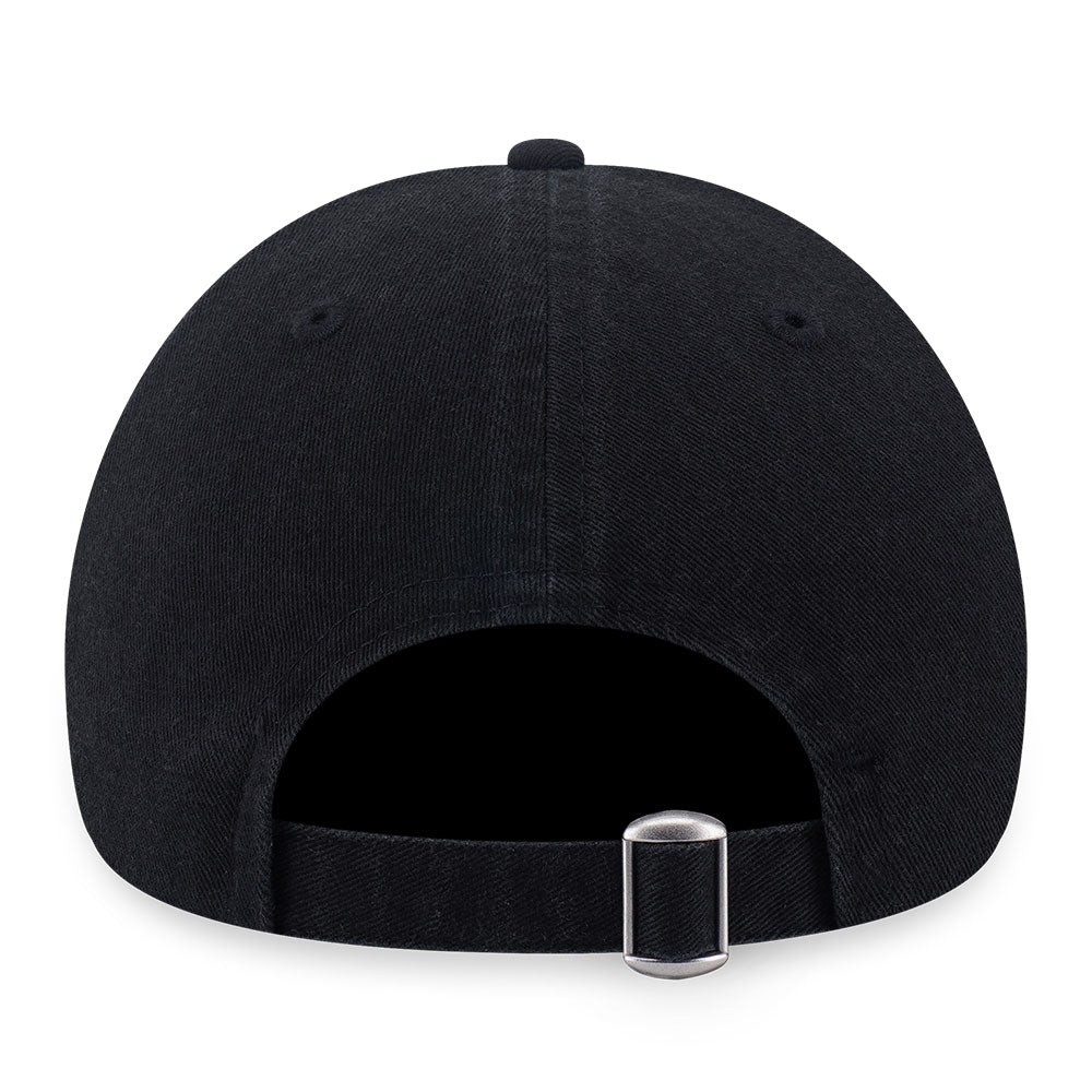 New Era Script Logo Black 9TWENTY Adjustable Cap