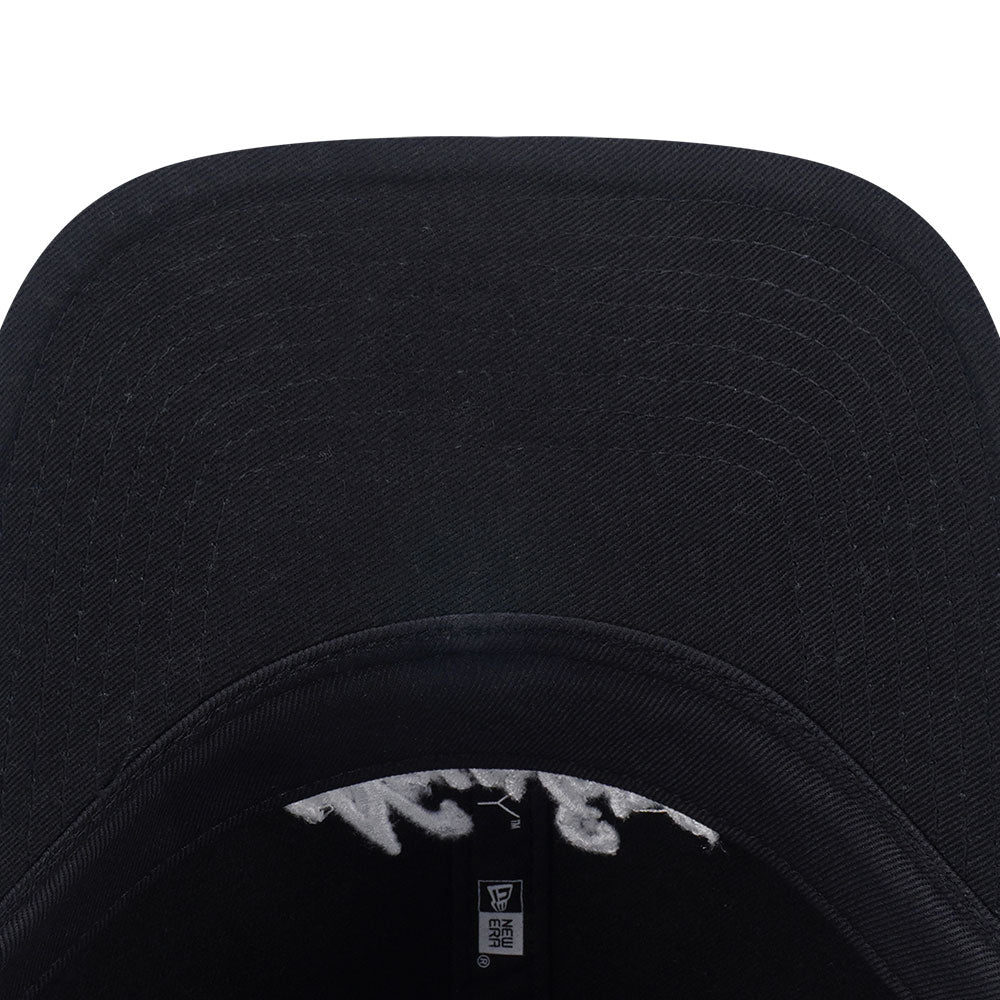 New Era Script Logo Black 9TWENTY Adjustable Cap