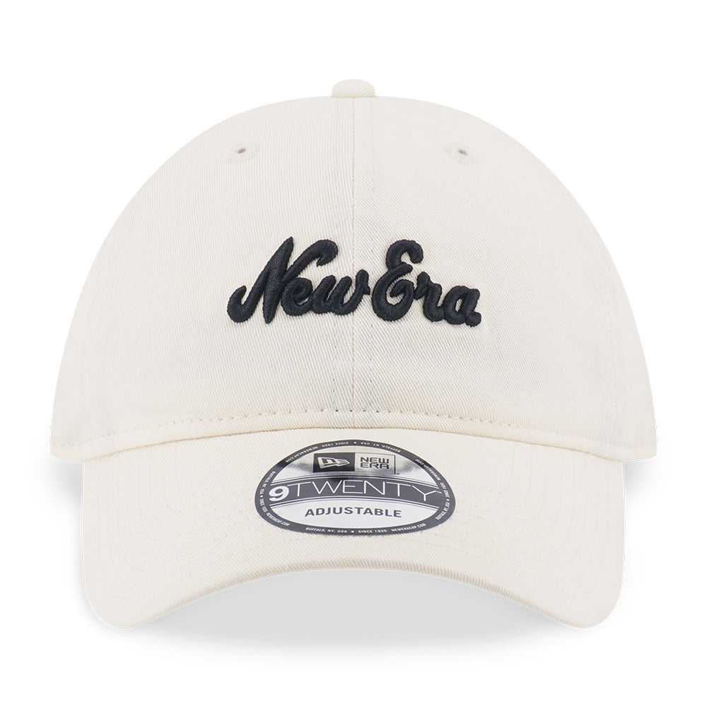 New Era Script Logo Chrome White 9TWENTY Adjustable Cap