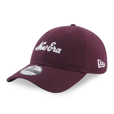 New Era Script Logo Maroon 9TWENTY Adjustable Cap