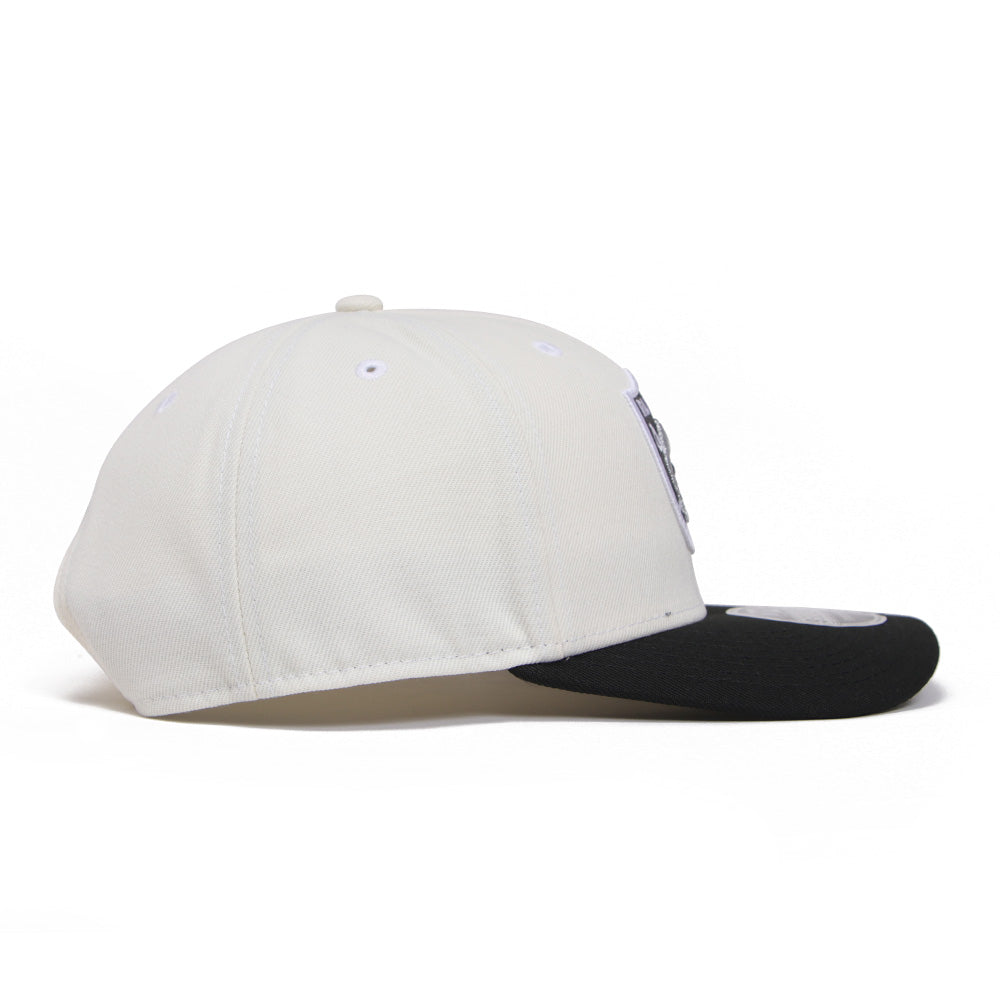 New Era Las Vegas Raiders Chrome Black 9SEVENTY Stretch Snapback Cap