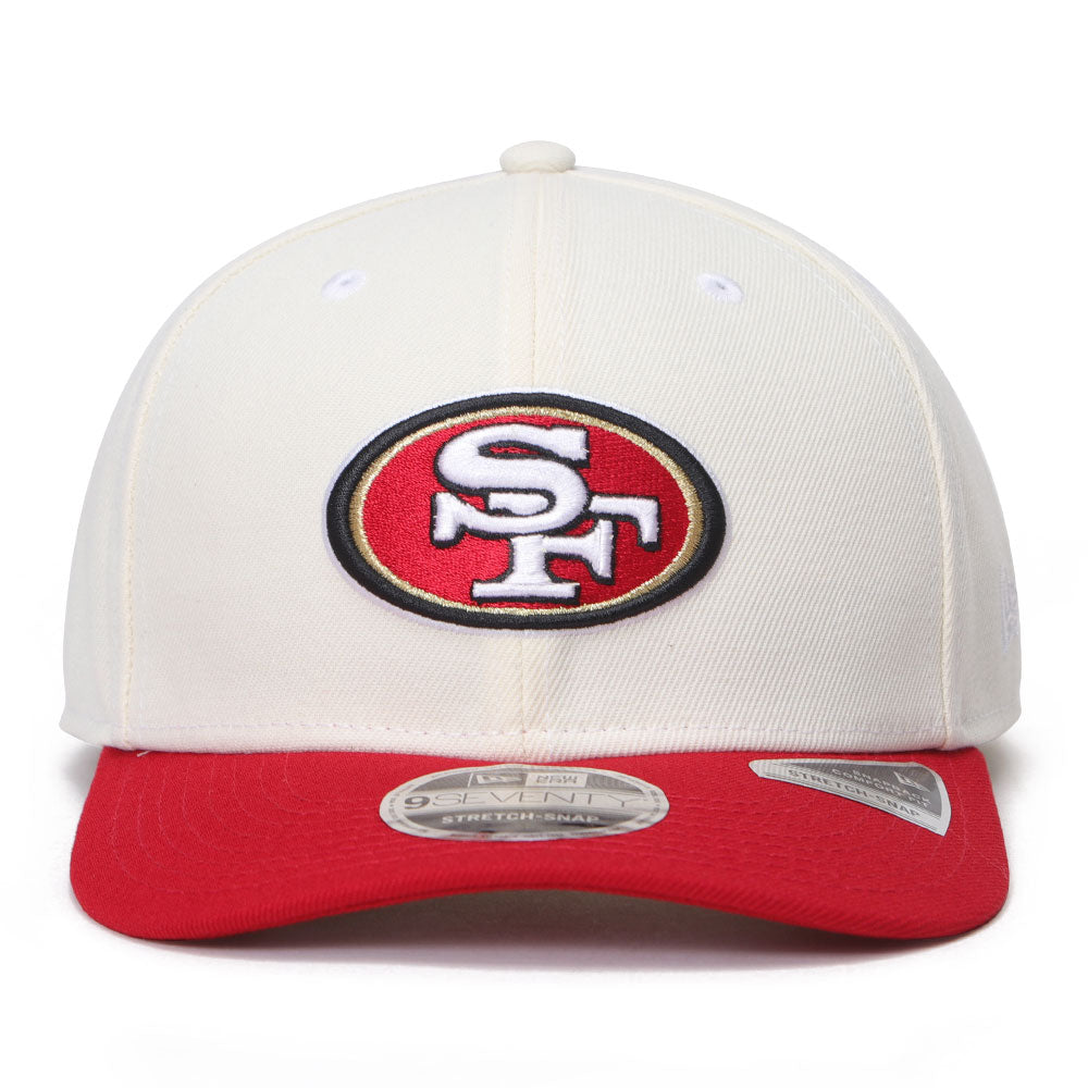 New Era San Francisco 49ers GCP Two Tone Chrome Red 9SEVENTY Stretch Snapback Cap