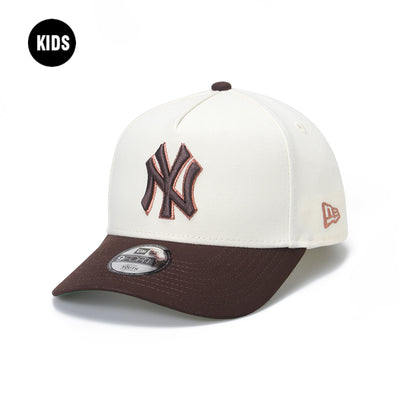 New Era New York Yankees Chrome Brown Youth 9FORTY A-Frame Adjustable Cap