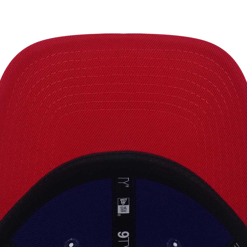 New Era France Country Color 2026 Dark Royal Scarlet 9TWENTY Adjustable Cap