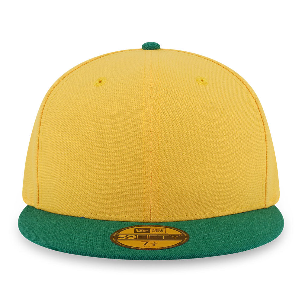 New Era Brazil Country Color 2026 Yellow Kelly Green 59FIFTY Fitted Cap