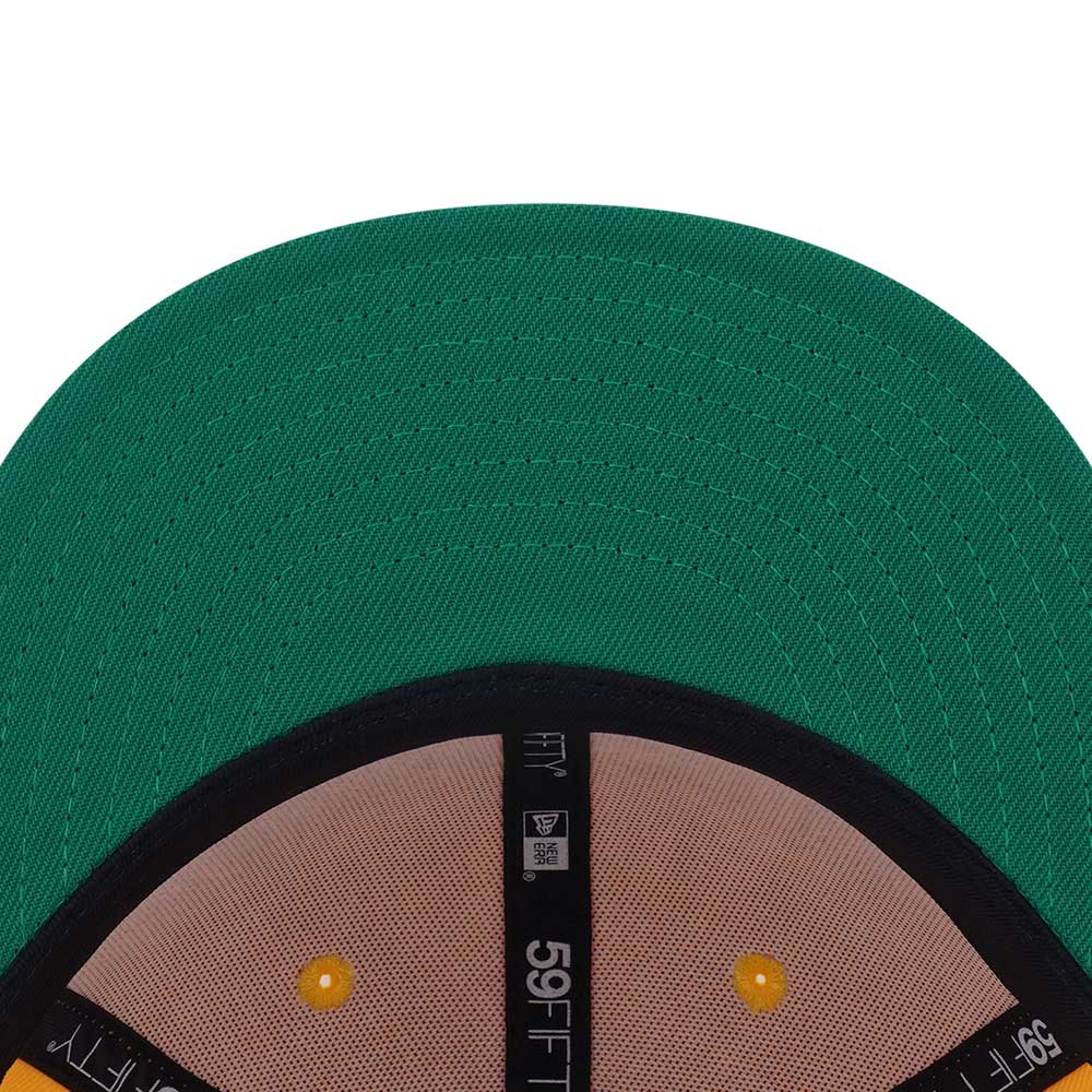 New Era Brazil Country Color 2026 Yellow Kelly Green 59FIFTY Fitted Cap