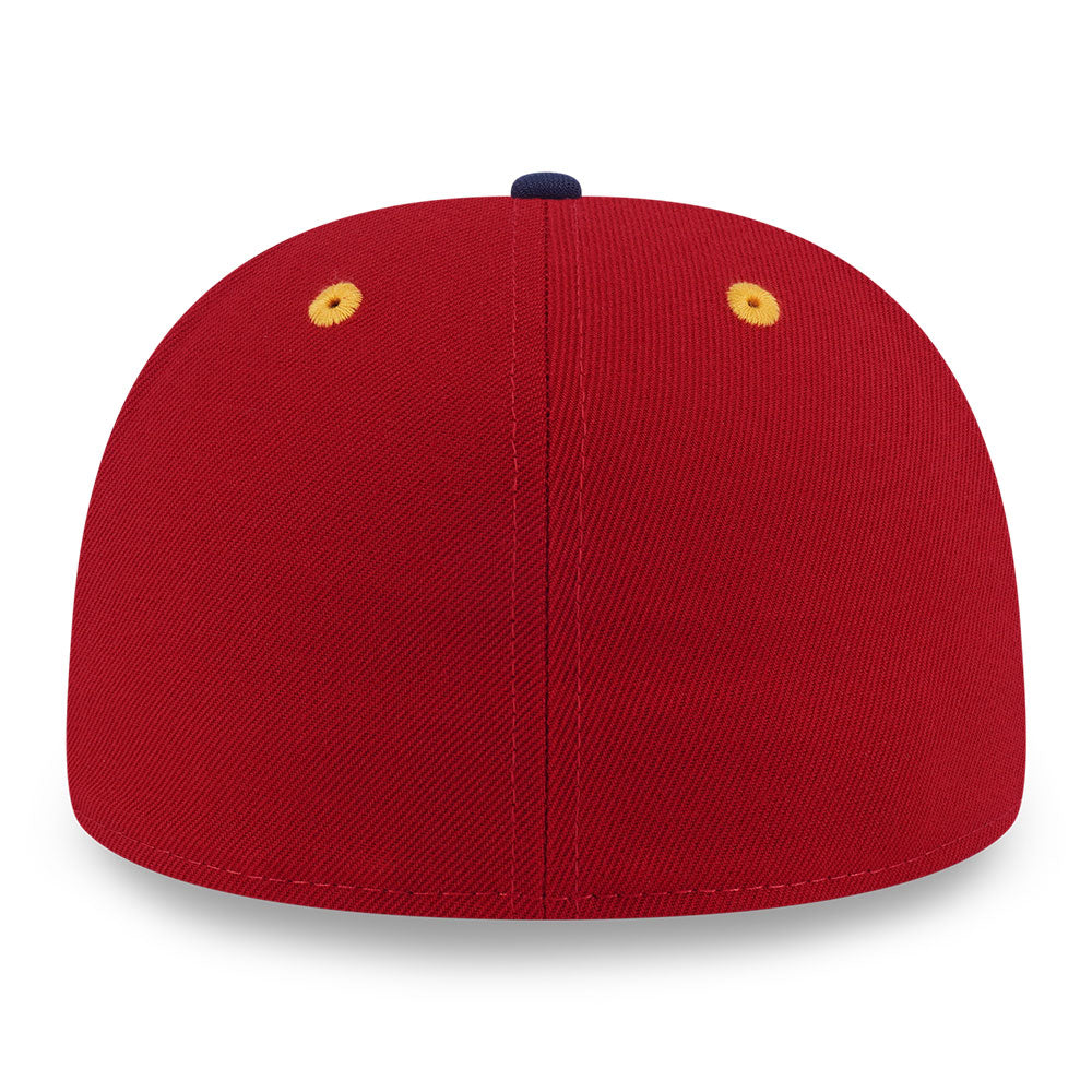 New Era Spain Country Color 2026 Scarlet Oceanside Blue 59FIFTY Fitted Cap
