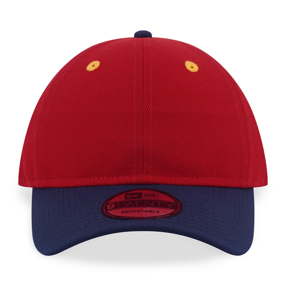 New Era Spain Country Color 2026 Scarlet Oceanside Blue 9TWENTY Adjustable Cap