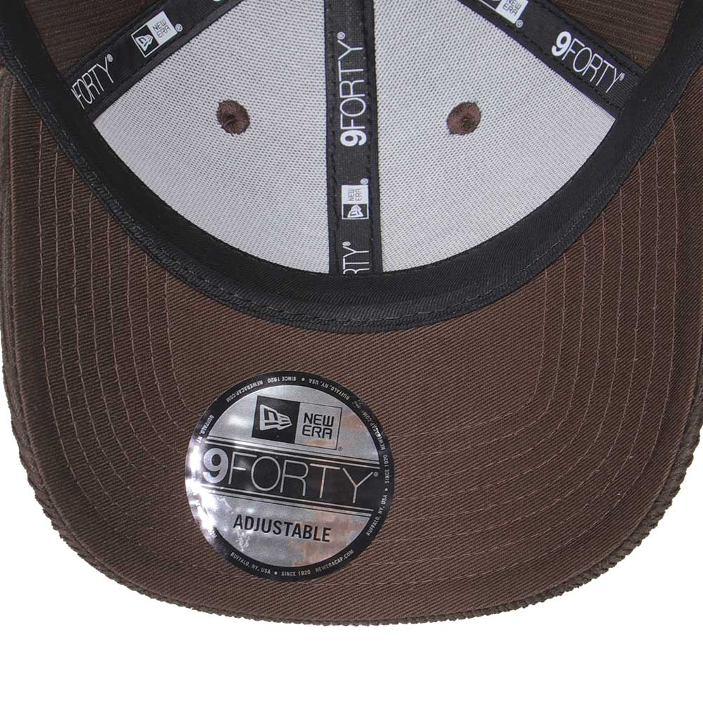 New Era Plain Blank Walnut 9FORTY Snapback Cap